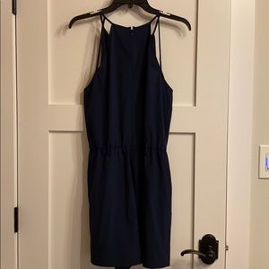 J crew navy romper